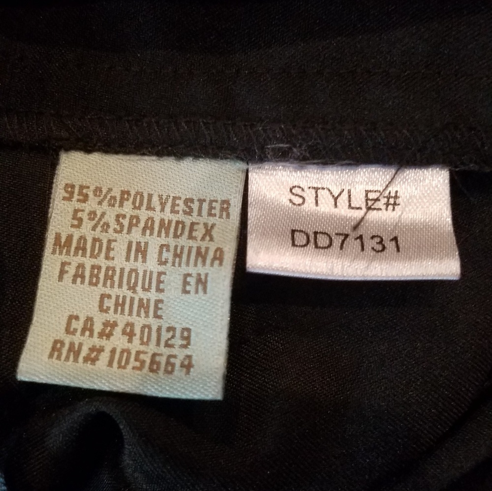 Satin pants with white detailing - Picture 7 of 7